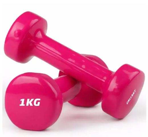 Gym Fitness Training Exercise Vinyl Coated Dipping Dumbbell ONE PIECE. AEROBICS NEOPRENE COATED BONE DUMBELL ONE PIECE -Perfect For Home/oOfice/Gym Workout -RANDOM. For Set Buy Two