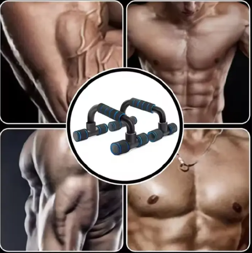 Non-Slip Push-Up Stands | Rotating Handles | Deeper Range | Arm & Chest Trainer | Home Gym Equipment