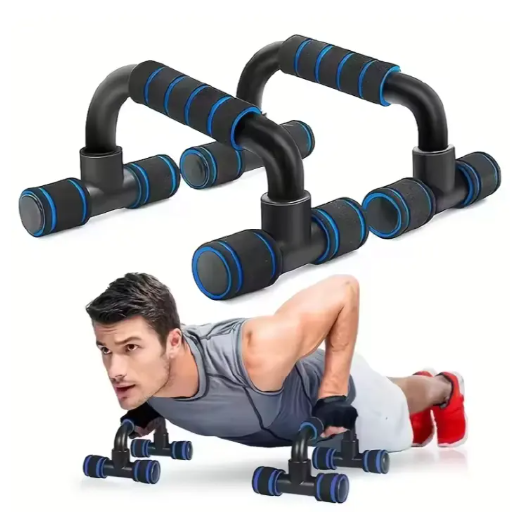 Non-Slip Push-Up Stands | Rotating Handles | Deeper Range | Arm & Chest Trainer | Home Gym Equipment