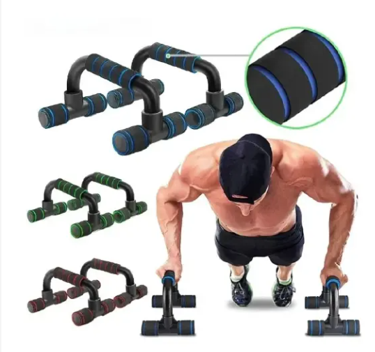 Non-Slip Push-Up Stands | Rotating Handles | Deeper Range | Arm & Chest Trainer | Home Gym Equipment