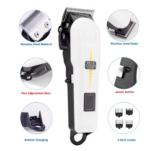 WAHL Super-Taper Professional Hair Clipper | Corded | Sharp Precision Blade | For Barbers & Home | Complete Kit