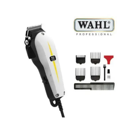WAHL Super-Taper Professional Hair Clipper | Corded | Sharp Precision Blade | For Barbers & Home | Complete Kit