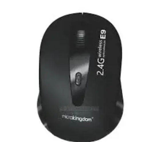 Microkingdom E9 Wireless Mouse | 2.4GHz | Silent Click | Nano USB Receiver | For Laptop & Desktop