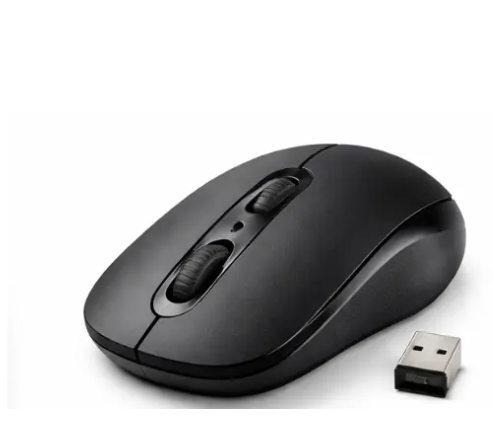 Microkingdom E9 Wireless Mouse | 2.4GHz | Silent Click | Nano USB Receiver | For Laptop & Desktop