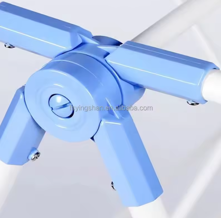 Double-Layer Foldable Metal Clothes Drying Rack | Wing-Shaped | Space Saving | Indoor & Outdoor Use