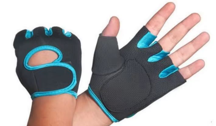 Men And Women Half-Finger Neoprene Weightlifting Gym Gloves Non-Slip Wrist Support Breathable Sports Fitness Gloves for Outdoor Cycling Gym  - A PAIR