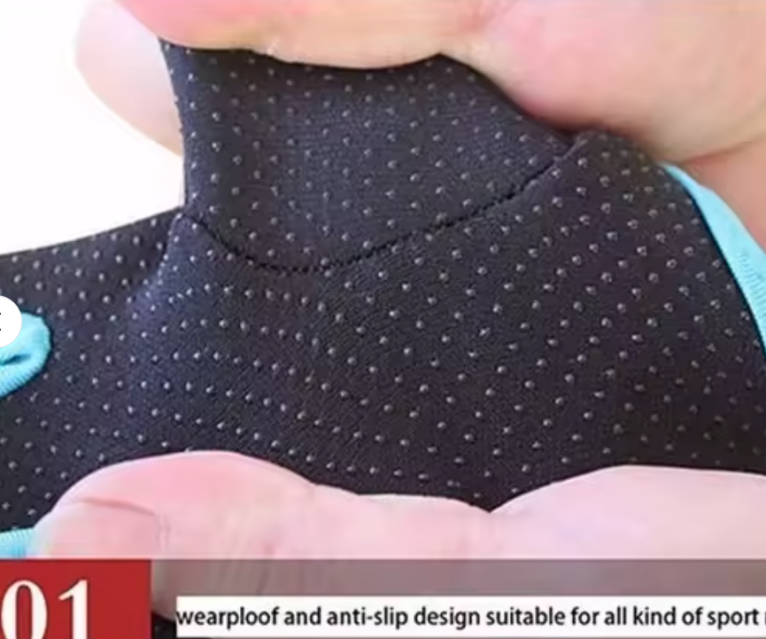 Men And Women Half-Finger Neoprene Weightlifting Gym Gloves Non-Slip Wrist Support Breathable Sports Fitness Gloves for Outdoor Cycling Gym  - A PAIR