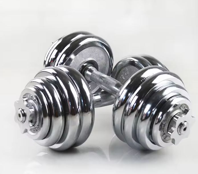 10-30 KG Adjustable Dumbbell Set Weights Dumbbell Barbell Steel Dumbbells Weight training/ Adjustable Chrome Dumbells set for home/office/gym workout WITH A CASE