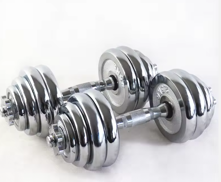10-30 KG Adjustable Dumbbell Set Weights Dumbbell Barbell Steel Dumbbells Weight training/ Adjustable Chrome Dumbells set for home/office/gym workout WITH A CASE