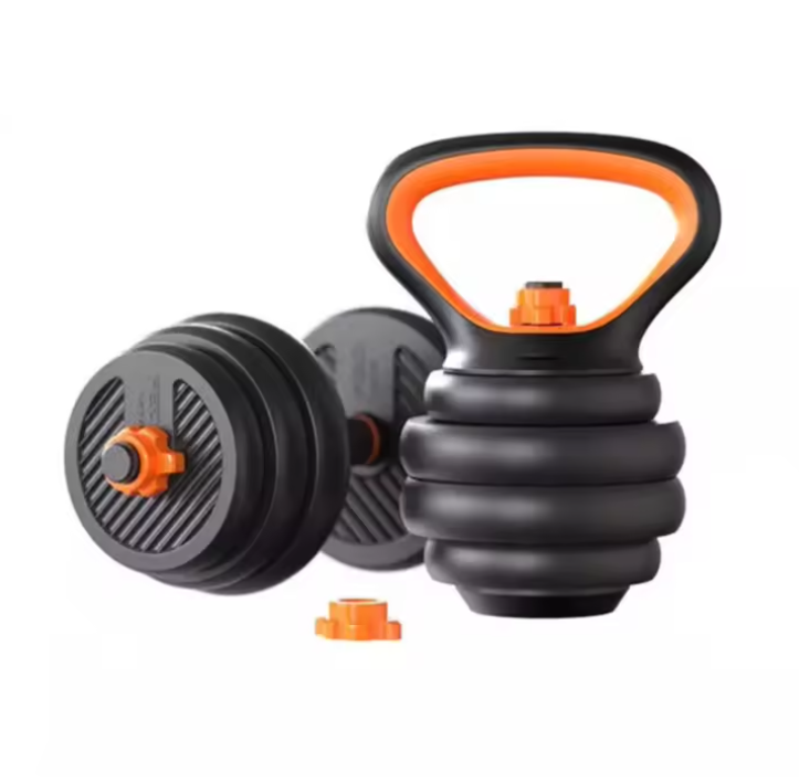 6-in-1 Adjustable Kettlebell Set | Home Gym Weights | Multiple Weight Settings | Full Body Workout