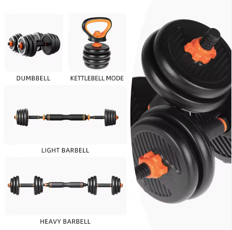 6-in-1 Adjustable Kettlebell Set | Home Gym Weights | Multiple Weight Settings | Full Body Workout