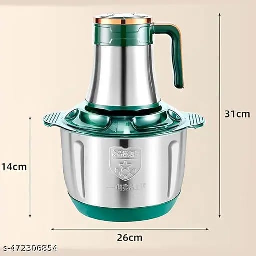 3L ELECTRIC MEAT GRINDERS 500 w STAINLESS STEEL FOOD CRUSHER MULTIFUNCTIONAL VEGETABLE SLICER CHOPPER MINCER BABY FOOD PROCESSOR