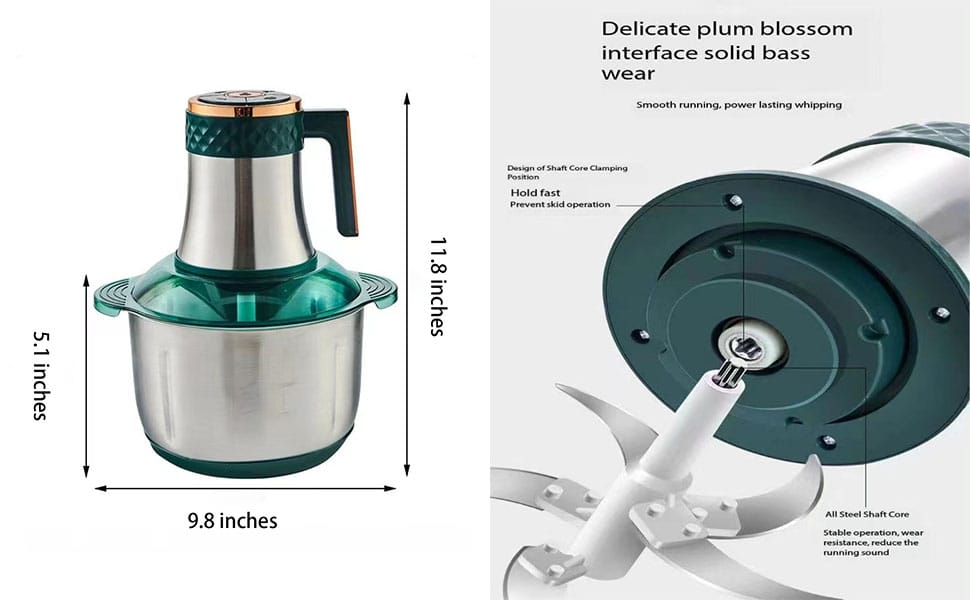 3L ELECTRIC MEAT GRINDERS 500 w STAINLESS STEEL FOOD CRUSHER MULTIFUNCTIONAL VEGETABLE SLICER CHOPPER MINCER BABY FOOD PROCESSOR