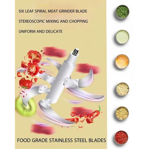 3L ELECTRIC MEAT GRINDERS 500 w STAINLESS STEEL FOOD CRUSHER MULTIFUNCTIONAL VEGETABLE SLICER CHOPPER MINCER BABY FOOD PROCESSOR