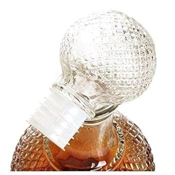 1L WHISKEY DECANTER.1L Thick glass whisky bottle  with air tight Tot cork