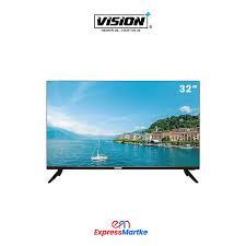 📺 Vision Plus 32-Inch Digital LED TV | HDMI/USB/VGA | Inbuilt Free-to-Air Decoder | HD Ready | Energy-Saving | Wall Mountable + FREE TV GUARD AND EXTENSION