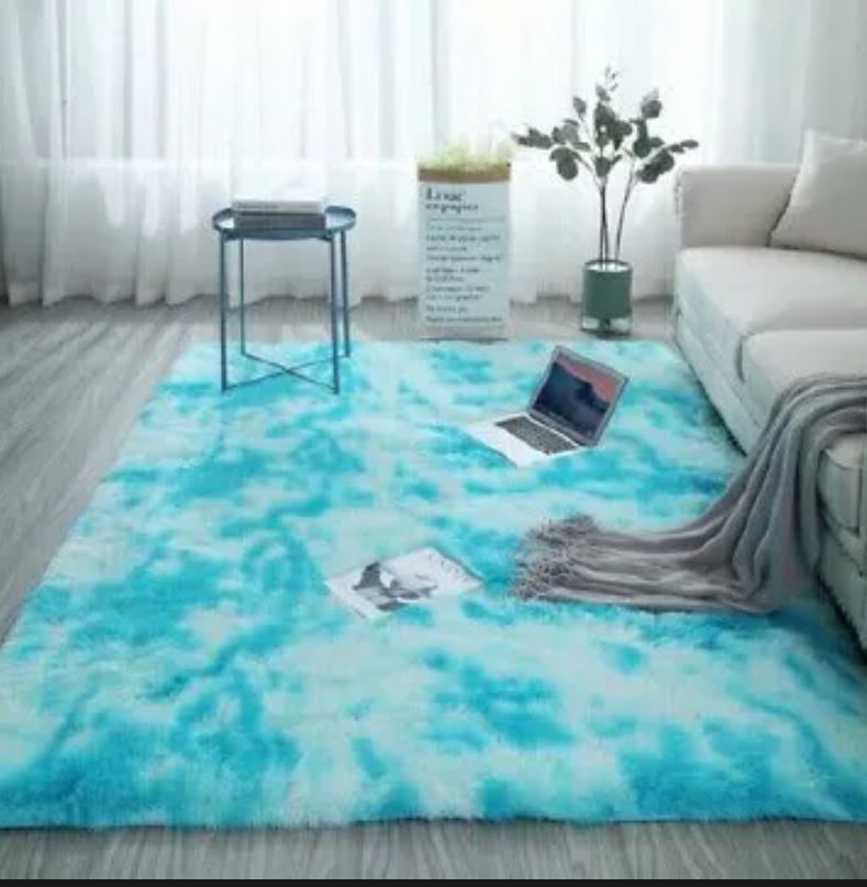 New Patched Fluffy Pattern Carpet for Table Room, Dinning Room or Bedroom