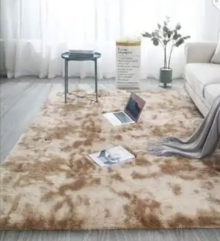 New Patched Fluffy Pattern Carpet for Table Room, Dinning Room or Bedroom