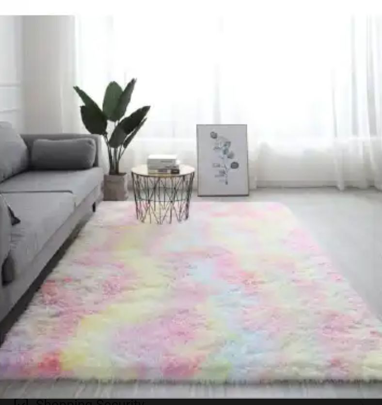 New Patched Fluffy Pattern Carpet for Table Room, Dinning Room or Bedroom