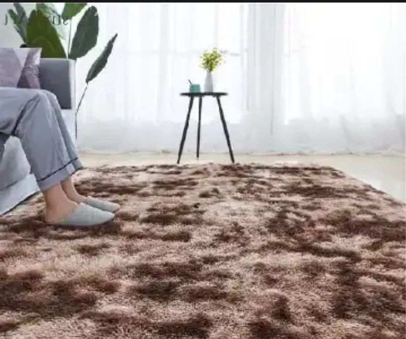 New Patched Fluffy Pattern Carpet for Table Room, Dinning Room or Bedroom