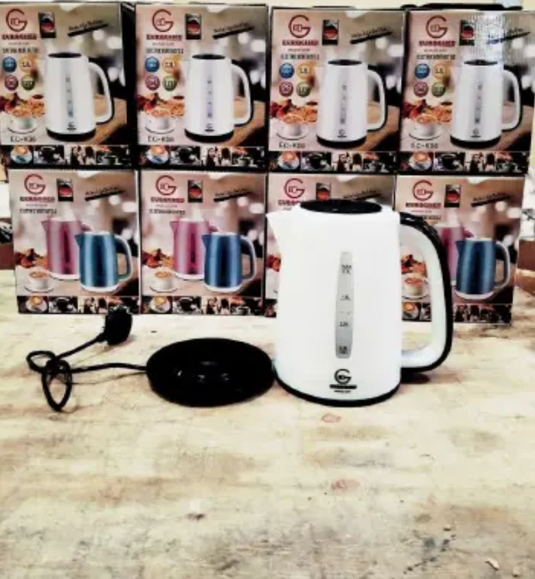 Eurochef 2.3ltrs Stainless Steel Electric Kettle, Automatic Hot Water Boiler or Heater Jug Auto Shut