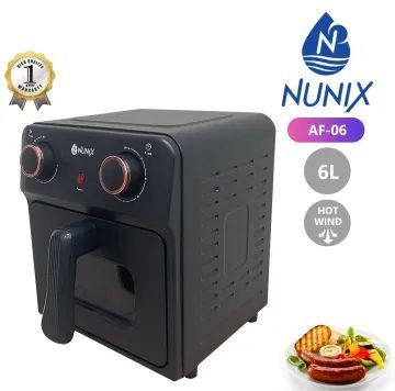 Nunix Air fryer Oven AF-06 Multifunctional with 1000W Power Extra Large Electric Air Fryer-Oil Free