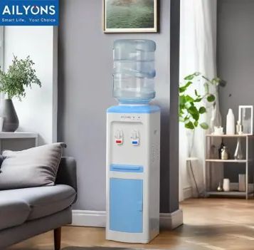 Ailyons Hot and Normal Dipenser,Top Loading Water Dispenser for 3 or 5 Gallon Bottles, Top Loading Hot & Cold Water Dispenser with Child Safety Lock, for Office, Home