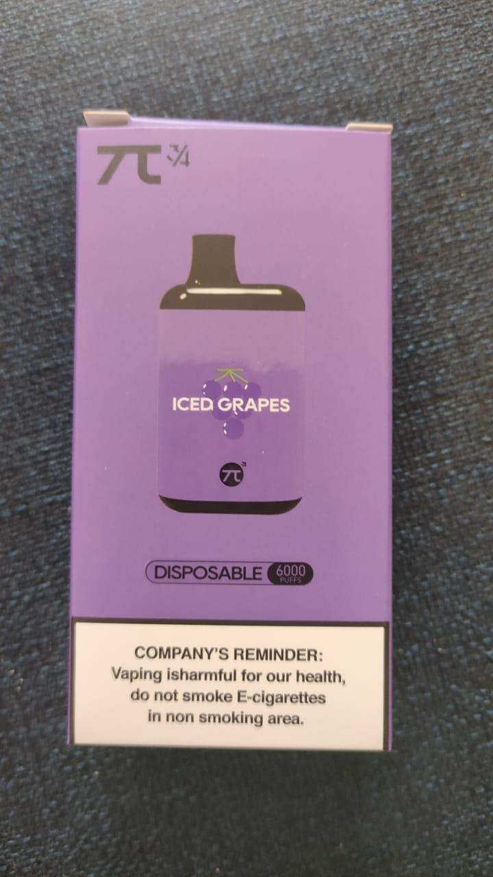 6000 Puffs Vape Kit Rechargeable Vape Pen uses Type C Charger