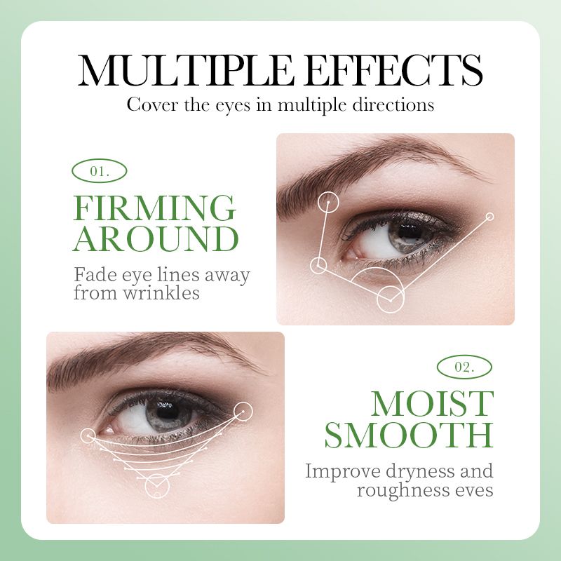 Aloe Collagen Eye Mask for Moisturizing and Hydrating the Eye Area to Soothe Dryness around the Eyes