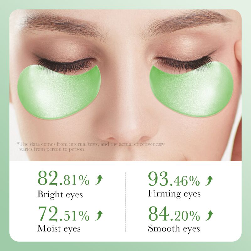 Aloe Collagen Eye Mask for Moisturizing and Hydrating the Eye Area to Soothe Dryness around the Eyes