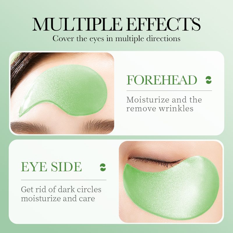 Aloe Collagen Eye Mask for Moisturizing and Hydrating the Eye Area to Soothe Dryness around the Eyes