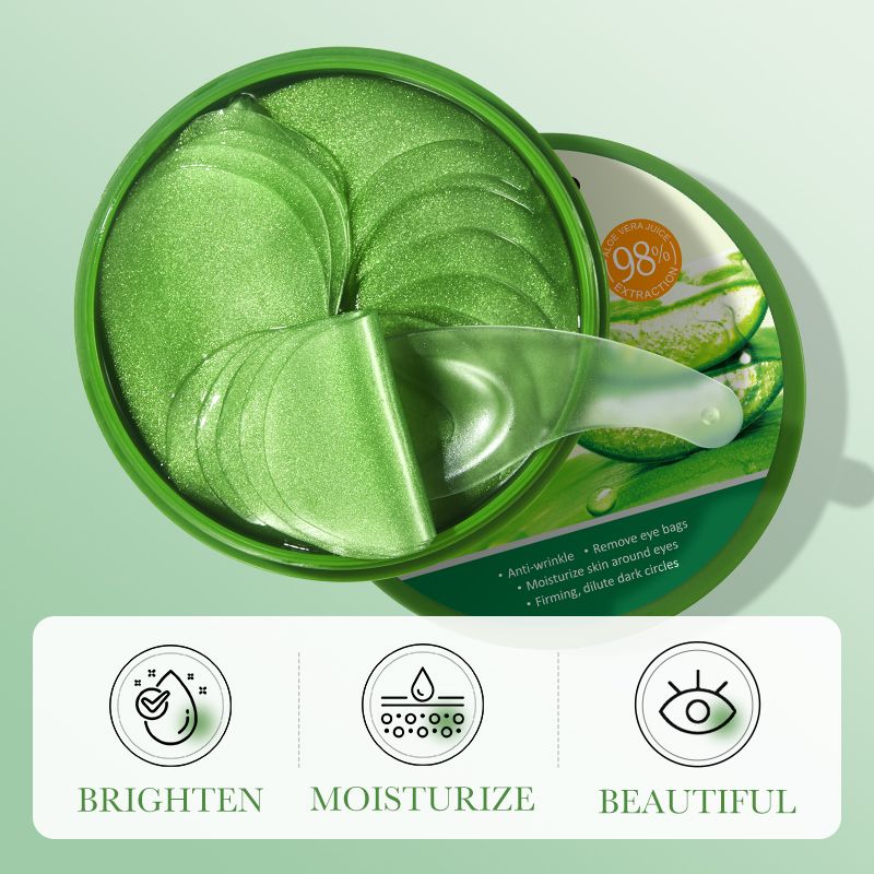 Aloe Collagen Eye Mask for Moisturizing and Hydrating the Eye Area to Soothe Dryness around the Eyes