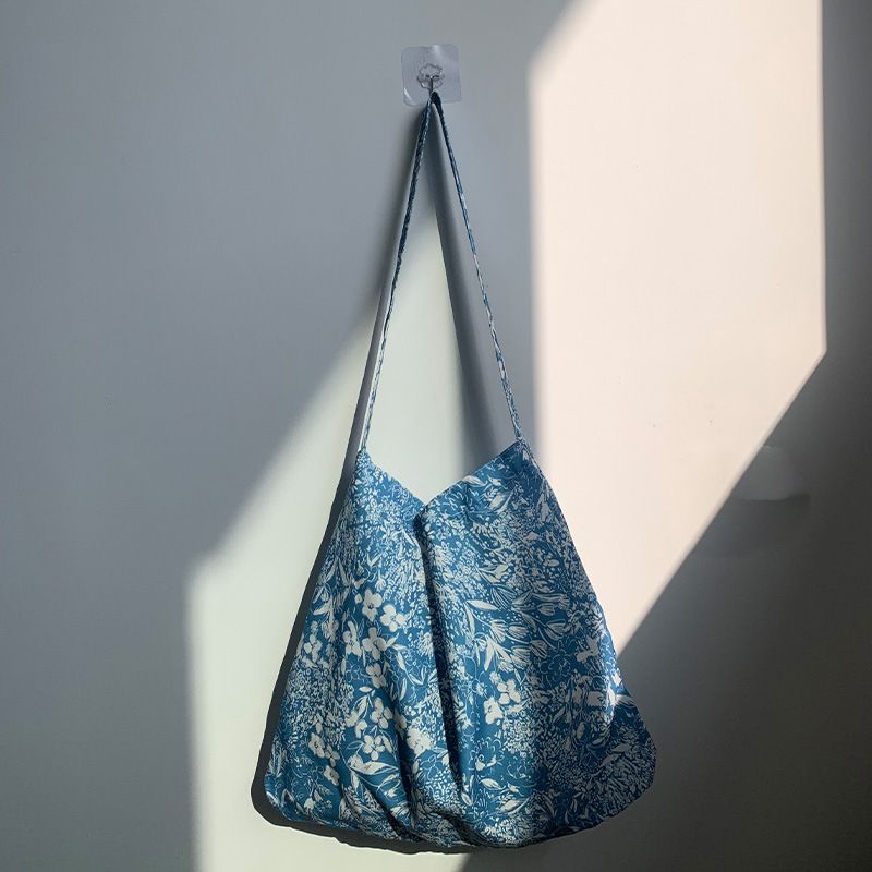 55 styles of canvas bags, leopard print floral fabric bags, daisy spring and summer student bags, blooming single-shoulder bags, teenage girls' bags