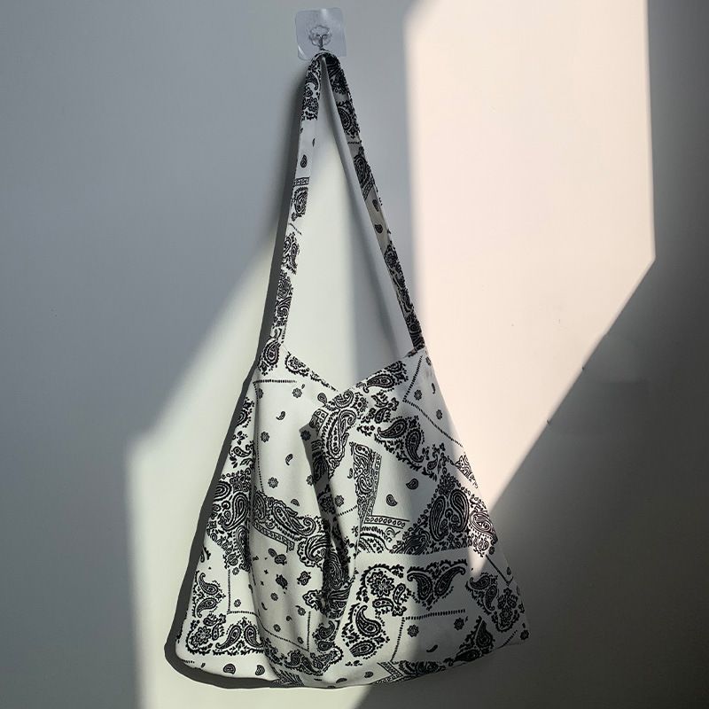 55 styles of canvas bags, leopard print floral fabric bags, daisy spring and summer student bags, blooming single-shoulder bags, teenage girls' bags