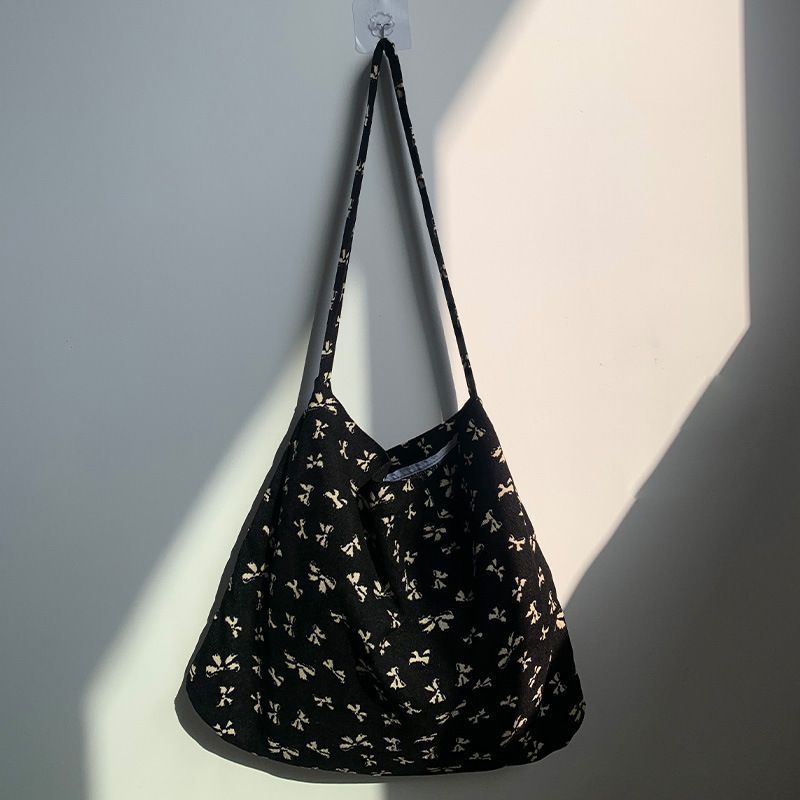 55 styles of canvas bags, leopard print floral fabric bags, daisy spring and summer student bags, blooming single-shoulder bags, teenage girls' bags