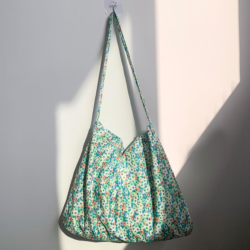 55 styles of canvas bags, leopard print floral fabric bags, daisy spring and summer student bags, blooming single-shoulder bags, teenage girls' bags