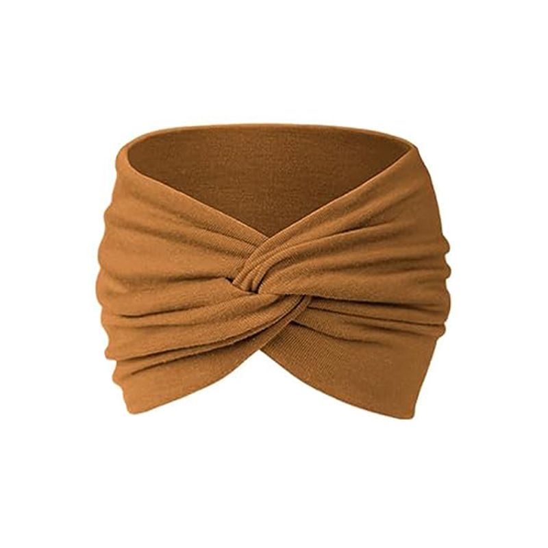 New European and American style women's 18CM wide hair band, yoga elastic hair band, running hair band, sports sweat-absorbing headband