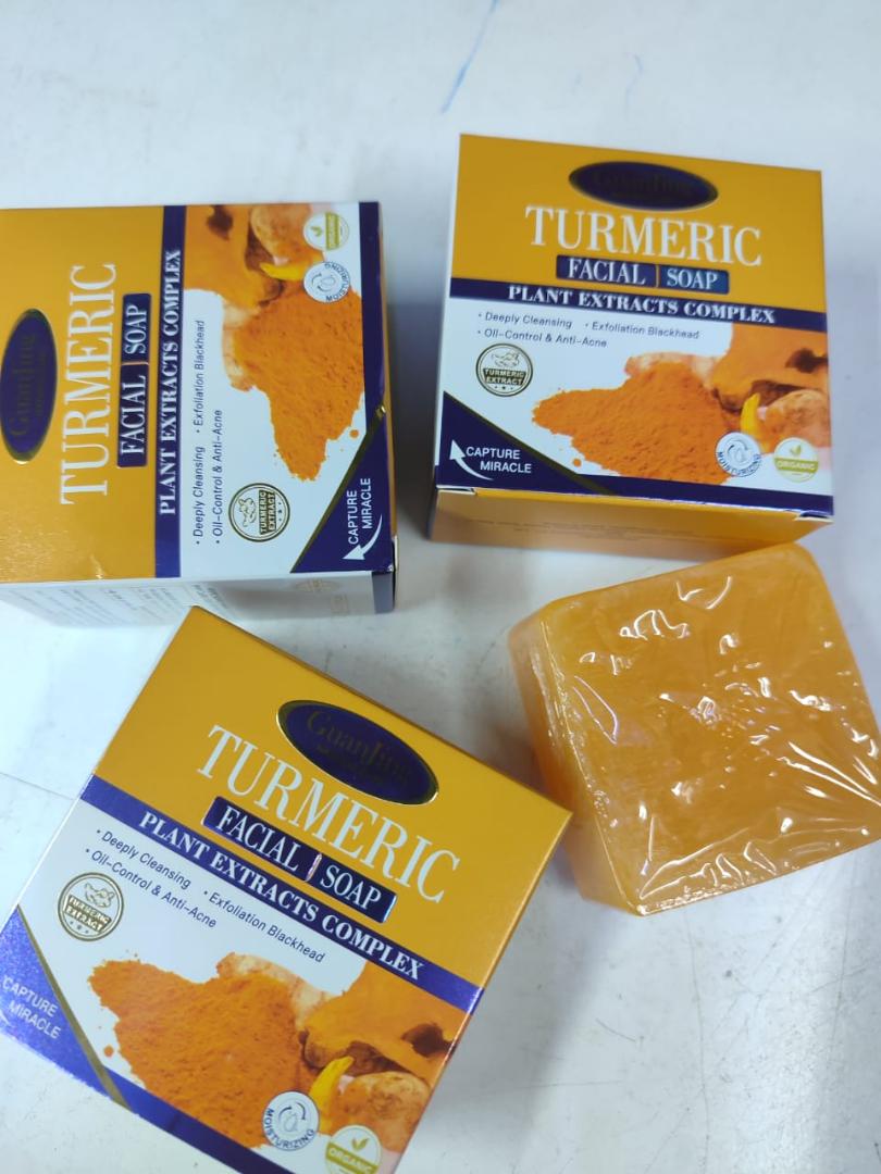 Tumeric facial soap