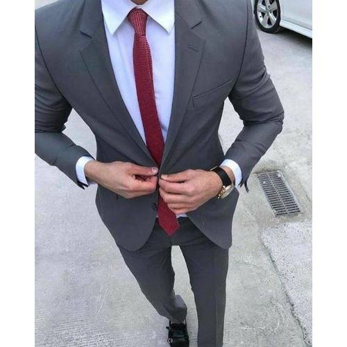 Turkish Men's 2 Button Suits Official, Wedding And Executive + Tie