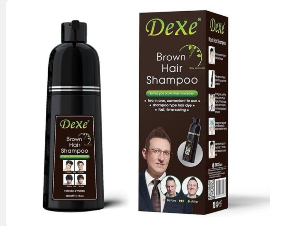 Dexe Instant Brown Hair Dye Shampoo