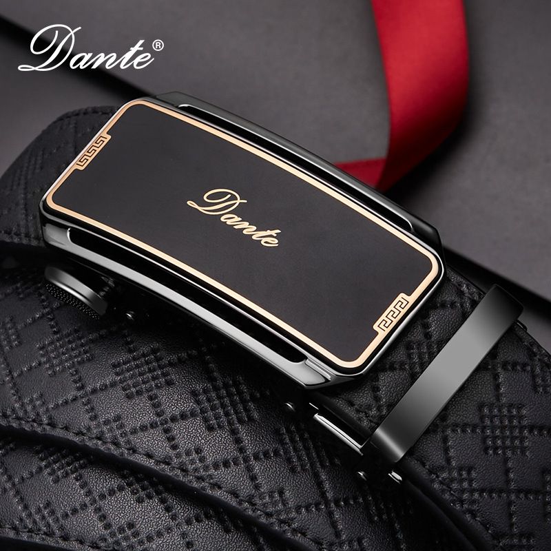 Wholesale Automatic Genuine Cowhide Leather Belts for Men Custom Logo Length Business for Buckle with Black Crocodile Design Belts