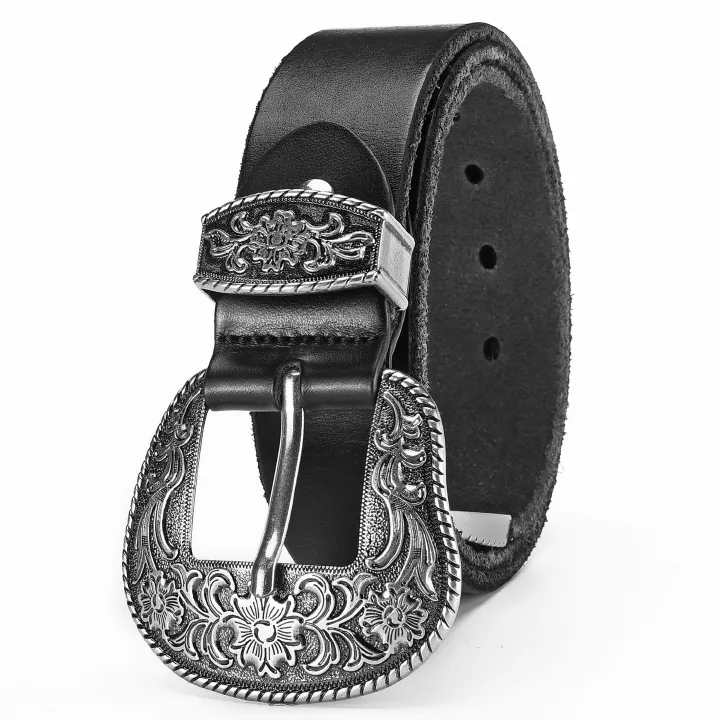 Pin   Buckle   Belt High Quality Belt Washed  Men's Casual Synthetic Leather Belt with Automatic Alloy Buckle Factory Hot-Selling Fashion Design Belt