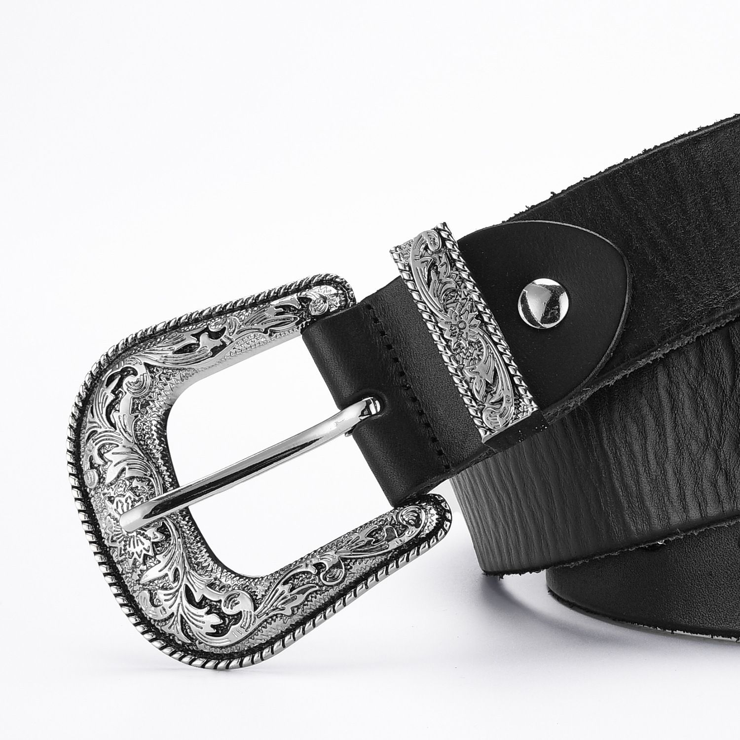 Pin   Buckle   Belt High Quality Belt Washed  Men's Casual Synthetic Leather Belt with Automatic Alloy Buckle Factory Hot-Selling Fashion Design Belt
