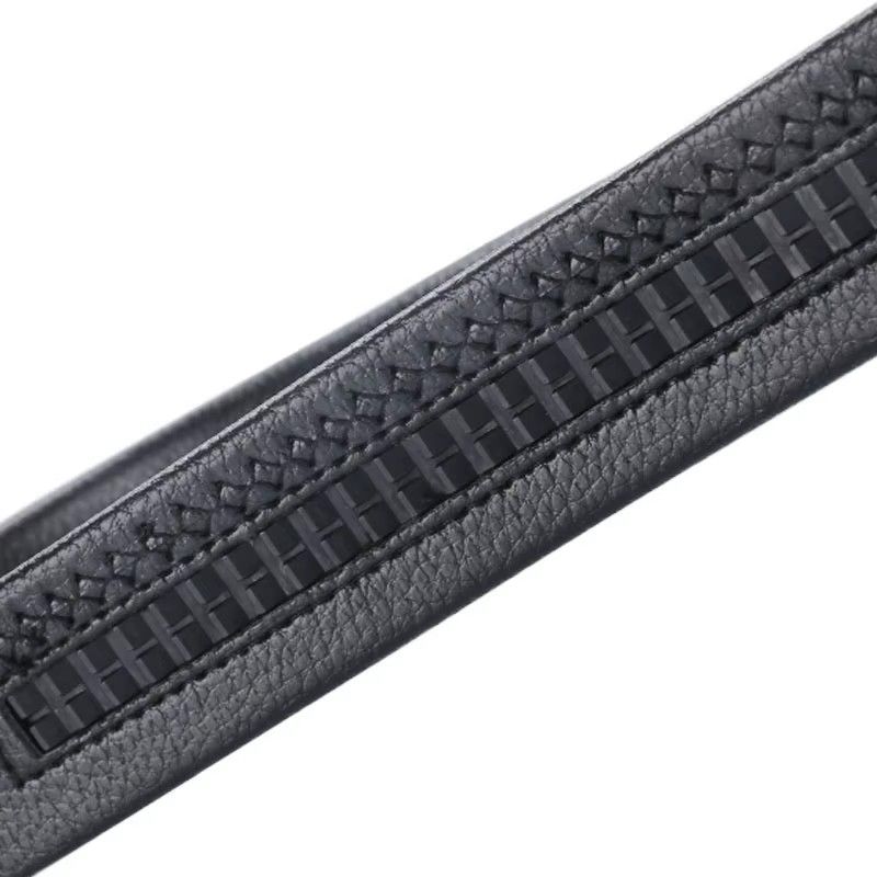Hot Sale Business Automatic Buckle Belt Black Pu Leather Belts for Men Accessories Belts