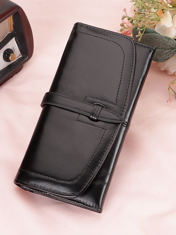 Modern Stylish RFID Blocking Ladies Purse Minimalist Clutch Women Wallet Wallets Holders