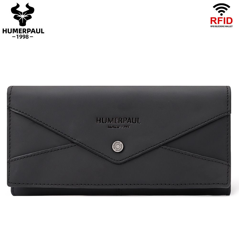 HUMERPAUL Women Clutch Wallet Large Capacity RFID Card Holder Purse with Phone Pocket Fashion Female Handbag Women's Bags  Wallets Holders