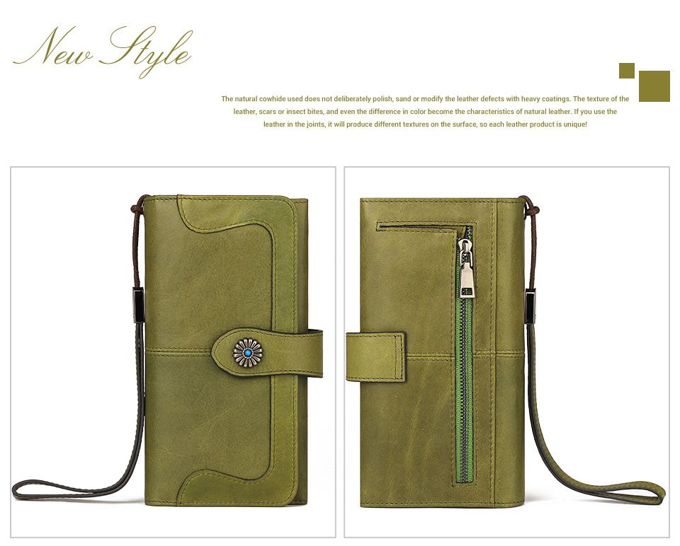 Wallet Bag for Woman Long Unique Rfid Purses Female Card Holder Clutch Latest Wallet for Lady Women's Bags Wallets  Holders