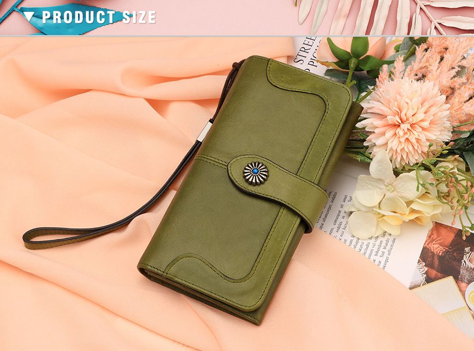 Wallet Bag for Woman Long Unique Rfid Purses Female Card Holder Clutch Latest Wallet for Lady Women's Bags Wallets  Holders