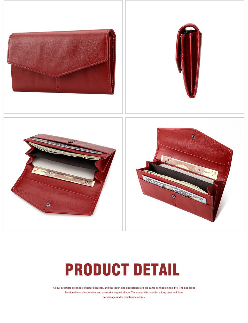 Women Clutch wallet New Style Female Portomonee Fashion Money Bags Zipper Card Holder Handy Perse High Capacity Women's Bags Wallets  Holders