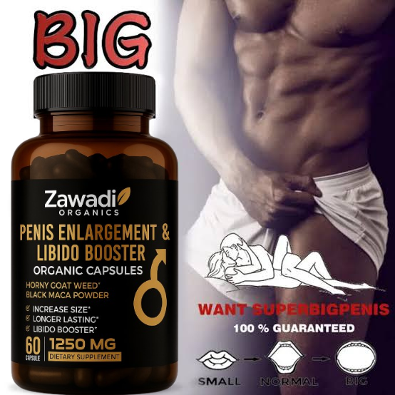Penis Enlargement & Libido Booster Capsules - Increased Energy, Stamina & Hormonal Balance